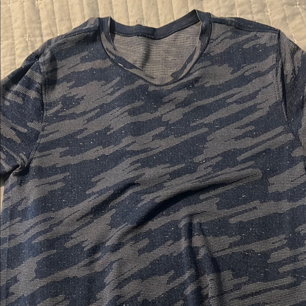 Men's Blue Camo T-Shirt
